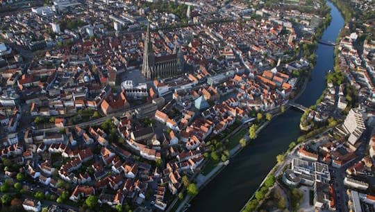 Stadt Ulm aus der Luft