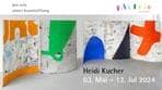 Heidi Kucher: öl/Pigment auf Papier